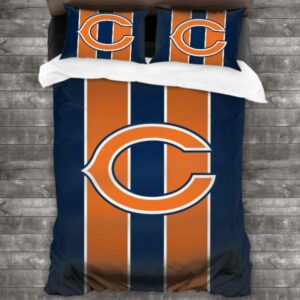 Nfl Chicago Bears Logo Type 417 Bedding Sets Sporty Bedroom Home Decor