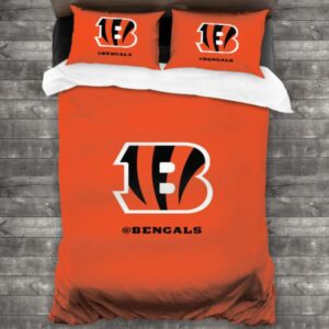 Nfl Cincinnati Bengals Logo Type 419 Bedding Sets Sporty Bedroom Home Decor