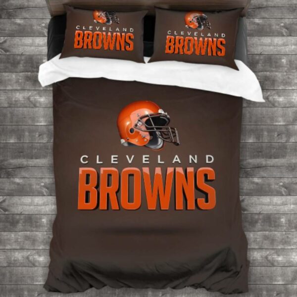 Nfl Cleveland Browns Logo Type 420 Bedding Sets Sporty Bedroom Home Decor
