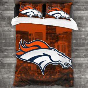 Nfl Denver Broncos Logo Type 422 Bedding Sets Sporty Bedroom Home Decor