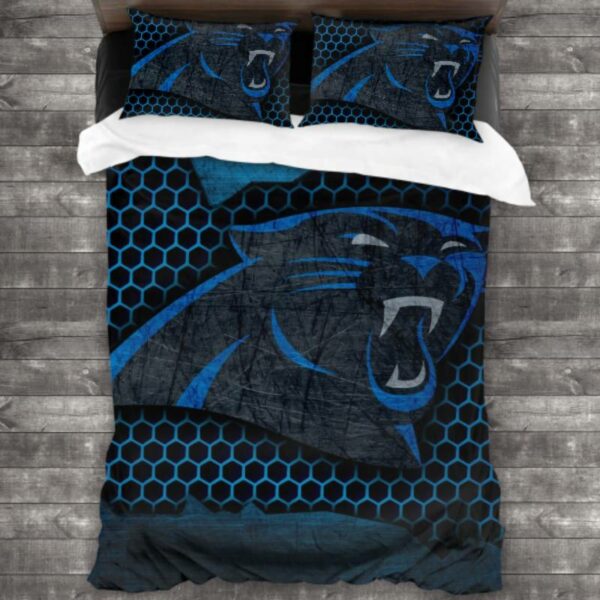 Nfl Carolina Panthers Logo Type 425 Bedding Sets Sporty Bedroom Home Decor