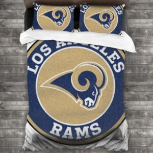 Nfl Los Angeles Rams Logo Type 428 Bedding Sets Sporty Bedroom Home Decor
