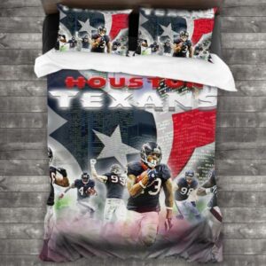 Nfl Houston Texans Logo Type 431 Bedding Sets Sporty Bedroom Home Decor
