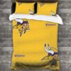 Nfl Minnesota Vikings Logo Type 433 Bedding Sets Sporty Bedroom Home Decor