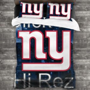 Nfl New York Giants Logo Type 434 Bedding Sets Sporty Bedroom Home Decor