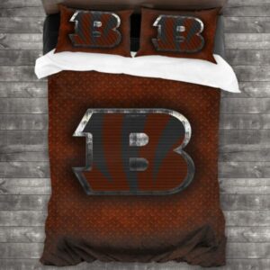 Nfl Cincinnati Bengals Logo Type 435 Bedding Sets Sporty Bedroom Home Decor