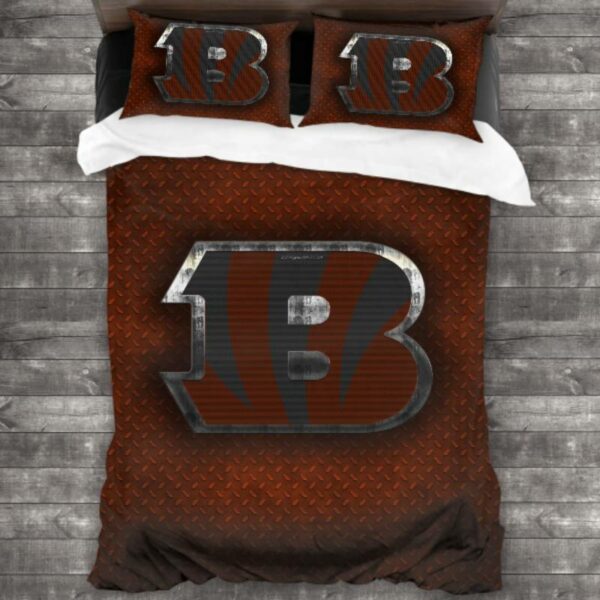 Nfl Cincinnati Bengals Logo Type 435 Bedding Sets Sporty Bedroom Home Decor