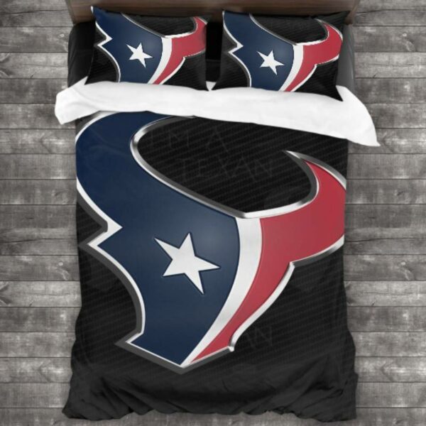 Nfl Houston Texans Logo Type 503 Bedding Sets Sporty Bedroom Home Decor