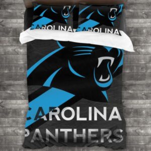 Nfl Carolina Panthers Logo Type 557 Bedding Sets Sporty Bedroom Home Decor
