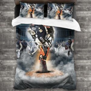 Nfl Chicago Bears Logo Type 563 Bedding Sets Sporty Bedroom Home Decor