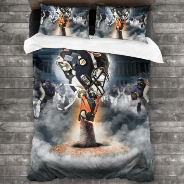 Nfl Chicago Bears Logo Type 563 Bedding Sets Sporty Bedroom Home Decor