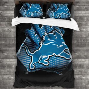 Nfl Detroit Lions Logo Type 564 Bedding Sets Sporty Bedroom Home Decor