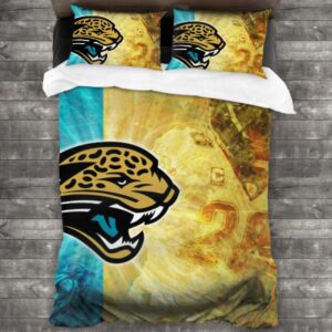 Nfl Jacksonville Jaguars Logo Type 565 Bedding Sets Sporty Bedroom Home Decor
