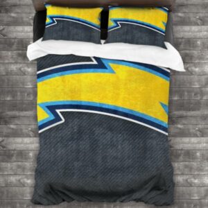 Nfl Los Angeles Chargers Logo Type 568 Bedding Sets Sporty Bedroom Home Decor