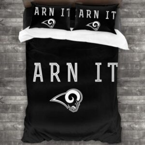 Nfl Los Angeles Rams Logo Type 570 Bedding Sets Sporty Bedroom Home Decor