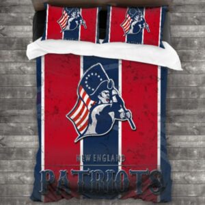 Nfl New England Patriots Logo Type 571 Bedding Sets Sporty Bedroom Home Decor