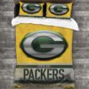 Nfl Green Bay Packers Logo Type 572 Bedding Sets Sporty Bedroom Home Decor