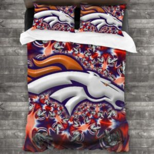 Nfl Denver Broncos Logo Type 573 Bedding Sets Sporty Bedroom Home Decor