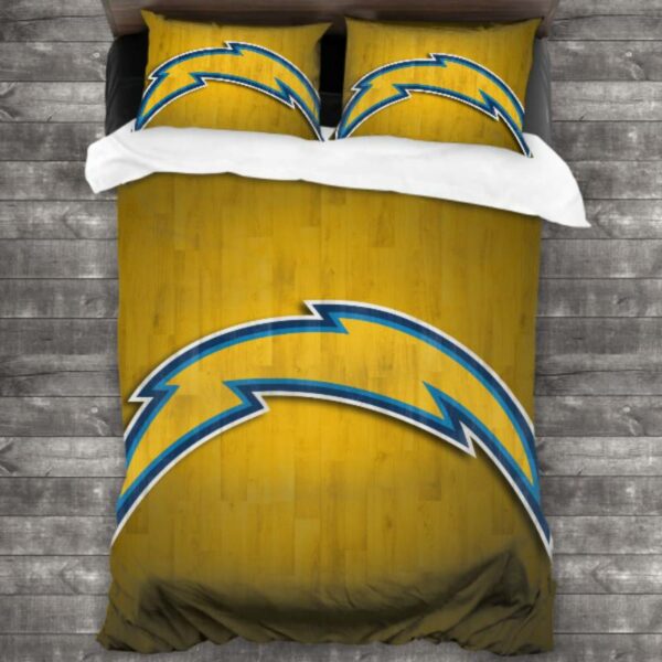 Nfl Los Angeles Chargers Logo Type 574 Bedding Sets Sporty Bedroom Home Decor