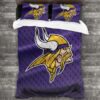 Minnesota Vikings Logo Type 593 Bedding Sets Sporty Bedroom Home Decor