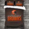 Never Fade Cleveland Browns Logo Type 595 Bedding Sets Sporty Bedroom Home Decor