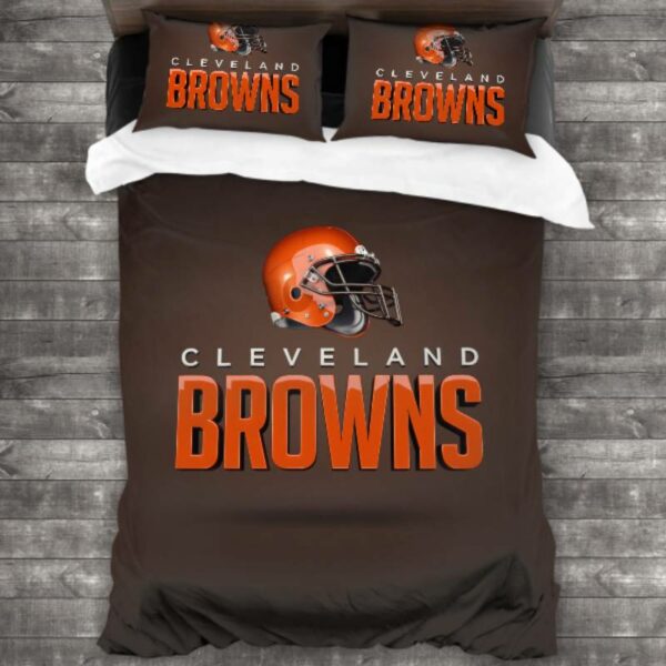 Never Fade Cleveland Browns Logo Type 595 Bedding Sets Sporty Bedroom Home Decor