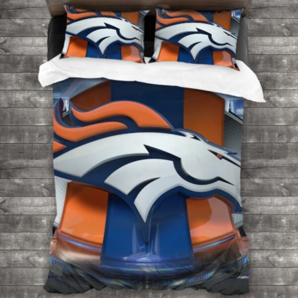 Never Fade Denver Broncos Logo Type 598 Bedding Sets Sporty Bedroom Home Decor