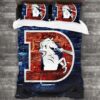 Never Fade Denver Broncos Logo Type 600 Bedding Sets Sporty Bedroom Home Decor