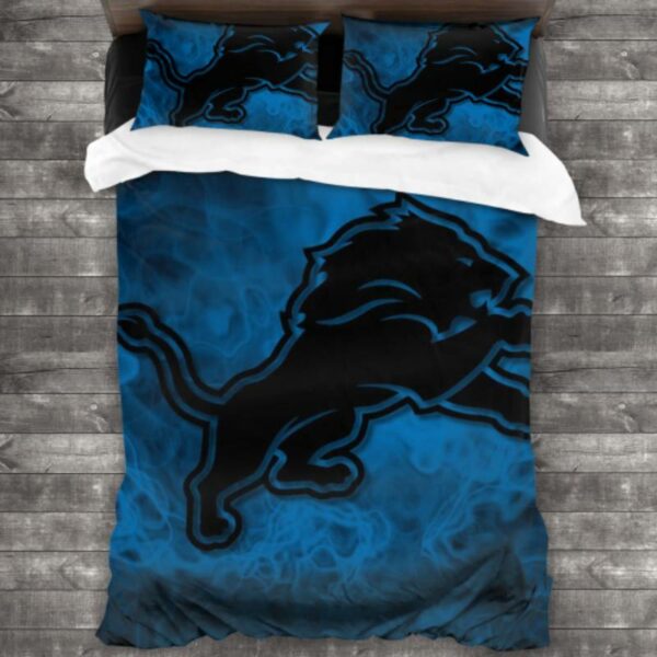 Never Fade Detroit Lions Logo Type 607 Bedding Sets Sporty Bedroom Home Decor