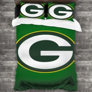 Never Fade Green Bay Packers Logo Type 613 Bedding Sets Sporty Bedroom Home Decor