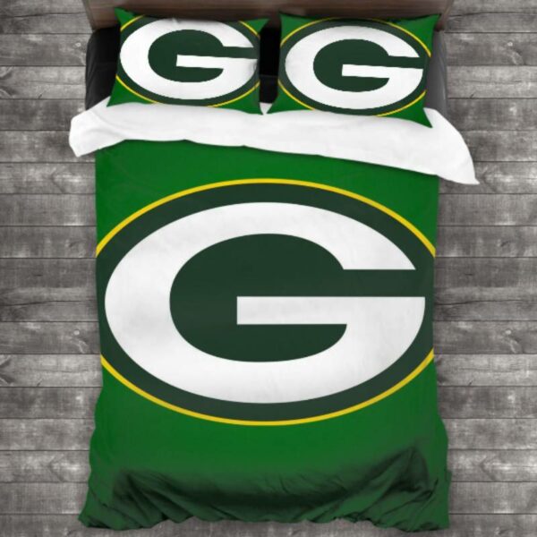 Never Fade Green Bay Packers Logo Type 613 Bedding Sets Sporty Bedroom Home Decor