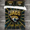 Never Fade Jacksonville Jaguars Logo Type 614 Bedding Sets Sporty Bedroom Home Decor