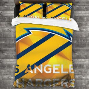 Never Fade Los Angeles Chargers Logo Type 617 Bedding Sets Sporty Bedroom Home Decor