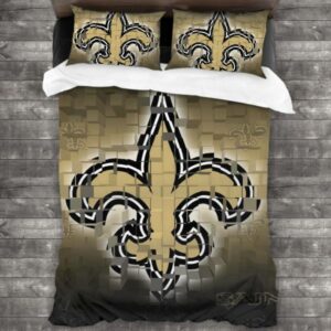 Never Fade New Orleans Saints Logo Type 620 Bedding Sets Sporty Bedroom Home Decor