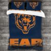 Never Fade Nfl Chicago Bears Logo Type 624 Bedding Sets Sporty Bedroom Home Decor