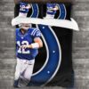 Never Fade Nfl Indianapolis Colts Logo Type 634 Bedding Sets Sporty Bedroom Home Decor