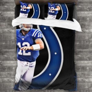 Never Fade Nfl Indianapolis Colts Logo Type 634 Bedding Sets Sporty Bedroom Home Decor