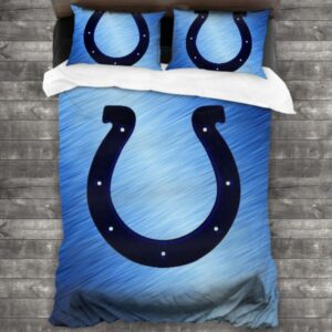 Never Fade Nfl Indianapolis Colts Logo Type 635 Bedding Sets Sporty Bedroom Home Decor