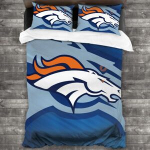 Never Fade Nfl Denver Broncos Logo Type 636 Bedding Sets Sporty Bedroom Home Decor