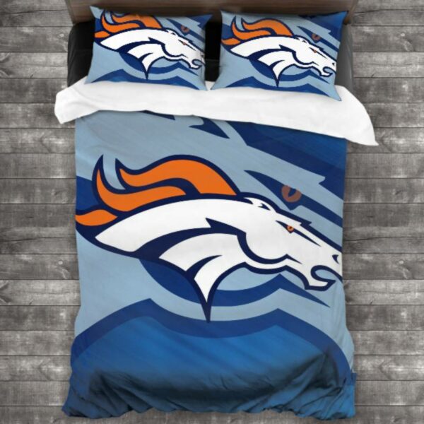 Never Fade Nfl Denver Broncos Logo Type 636 Bedding Sets Sporty Bedroom Home Decor