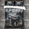 Never Fade Nfl Las Vegas Raiders Logo Type 641 Bedding Sets Sporty Bedroom Home Decor