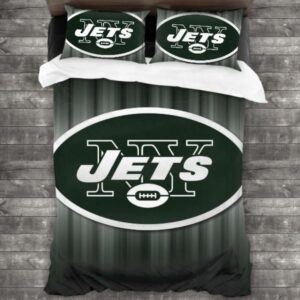 Never Fade Nfl New York Jets Logo Type 643 Bedding Sets Sporty Bedroom Home Decor