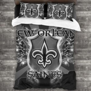 Never Fade Nfl New Orleans Saints Logo Type 644 Bedding Sets Sporty Bedroom Home Decor