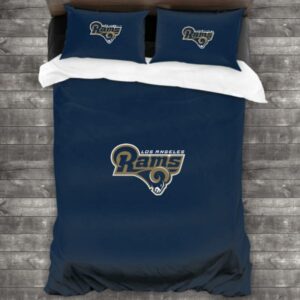 Never Fade Nfl Los Angeles Rams Logo Type 645 Bedding Sets Sporty Bedroom Home Decor