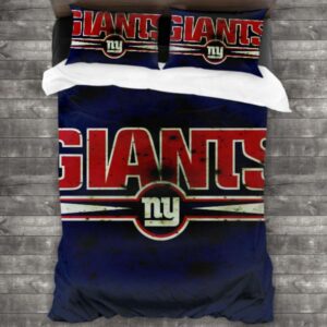 Never Fade Nfl New York Giants Logo Type 646 Bedding Sets Sporty Bedroom Home Decor