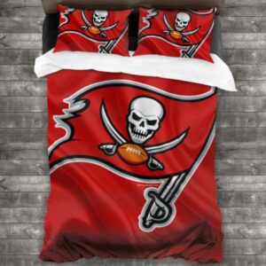 Never Fade Nfl Tampa Bay Buccaneers Logo Type 651 Bedding Sets Sporty Bedroom Home Decor