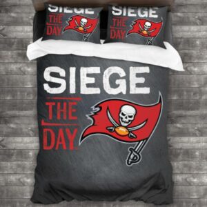 Never Fade Tampa Bay Buccaneers Logo Type 657 Bedding Sets Sporty Bedroom Home Decor