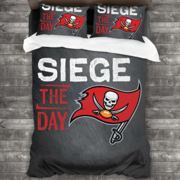 Never Fade Tampa Bay Buccaneers Logo Type 657 Bedding Sets Sporty Bedroom Home Decor