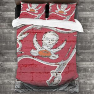 Never Fade Tampa Bay Buccaneers Logo Type 659 Bedding Sets Sporty Bedroom Home Decor