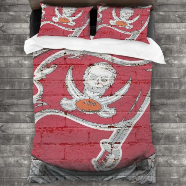 Never Fade Tampa Bay Buccaneers Logo Type 659 Bedding Sets Sporty Bedroom Home Decor